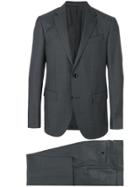 Z Zegna Two Buttoned Slim-fit Suit - Blue