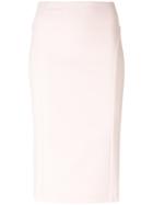 Patrizia Pepe Midi Pencil Skirt - Pink & Purple