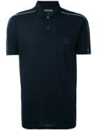 Emporio Armani - Piped Logo Patch Polo Shirt - Men - Cotton - L, Blue, Cotton