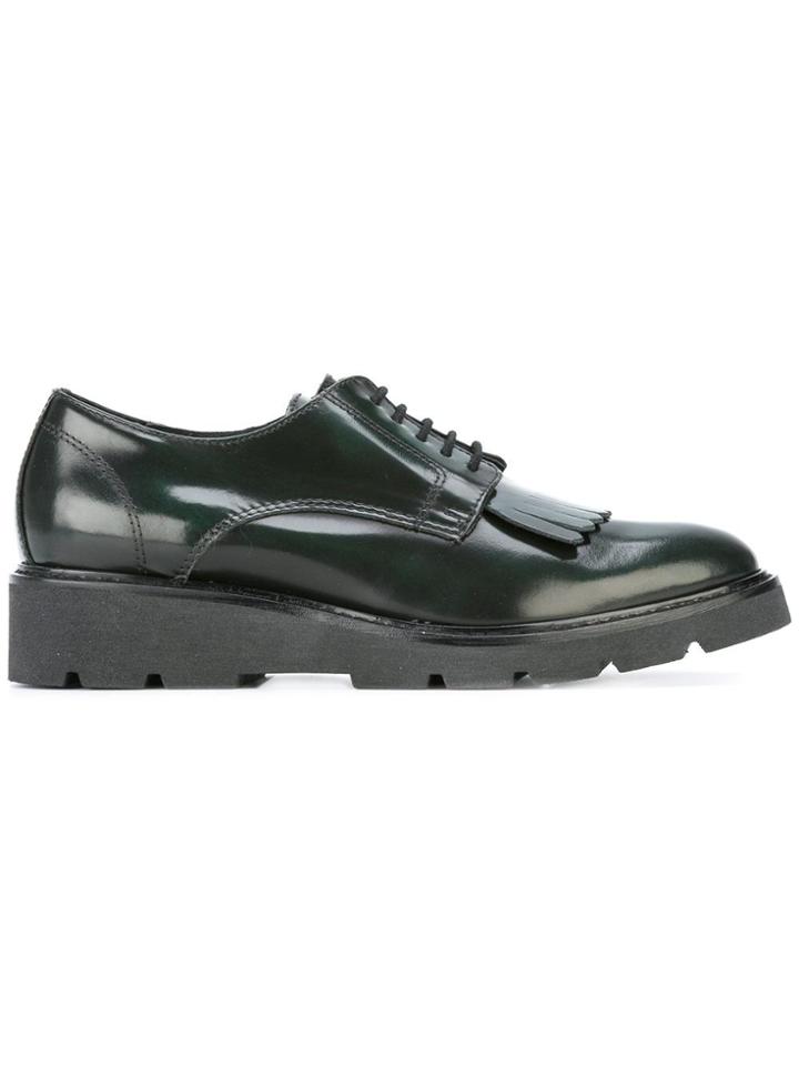 P.a.r.o.s.h. Kilties Derby Shoes - Green