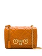 Versace Quilted Shoulder Bag - Orange