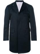 Thom Browne Unconstructed Chesterfield Overcoat - Blue
