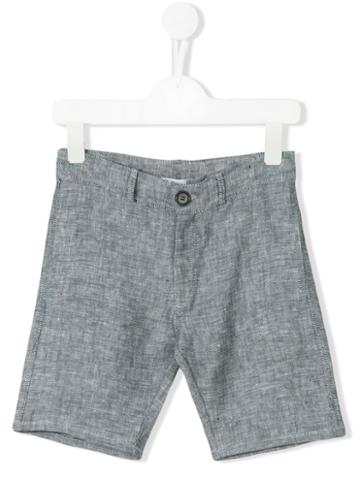 Violeta E Federico - Casual Shorts - Kids - Linen/flax - 6 Yrs, Boy's, Black