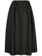 Carolina Herrera High Waisted Maxi Skirt - Black