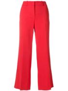 Emilio Pucci High-waist Cropped Flared Trousers - Yellow