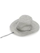 Kijima Takayuki - Drawstring Cowboy Hat - Women - Paper - One Size, Brown, Paper