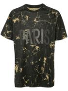 Adidas Marbled 'paris' T-shirt, Men's, Size: Small, Black, Polyester