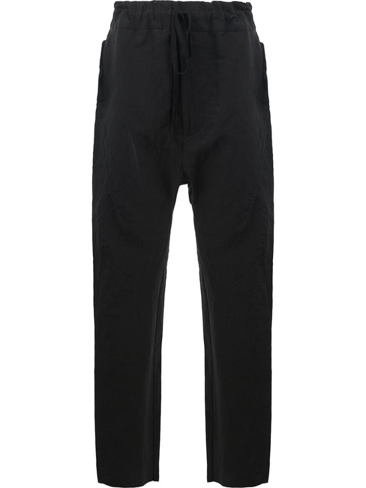 Cedric Jacquemyn Drawstring Track Pants - Black