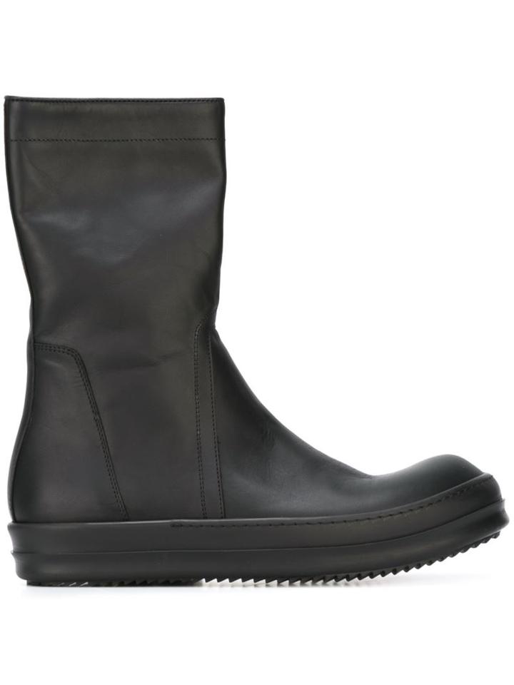 Rick Owens Side Zip Boots