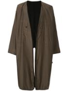 Joe Chia Reversible Midi Coat - Brown