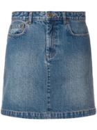 A.p.c. Short Denim Skirt - Blue