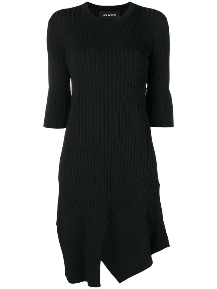 Neil Barrett Midi Knit Dress - Black