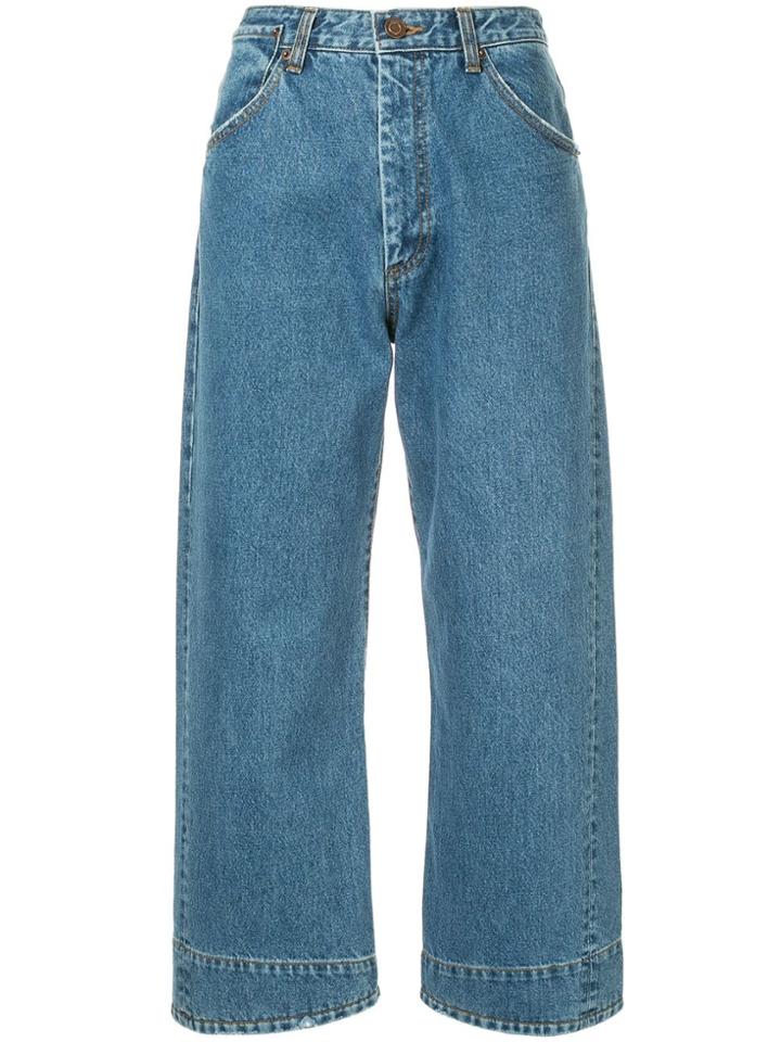 We11done Cropped Jeans - Blue
