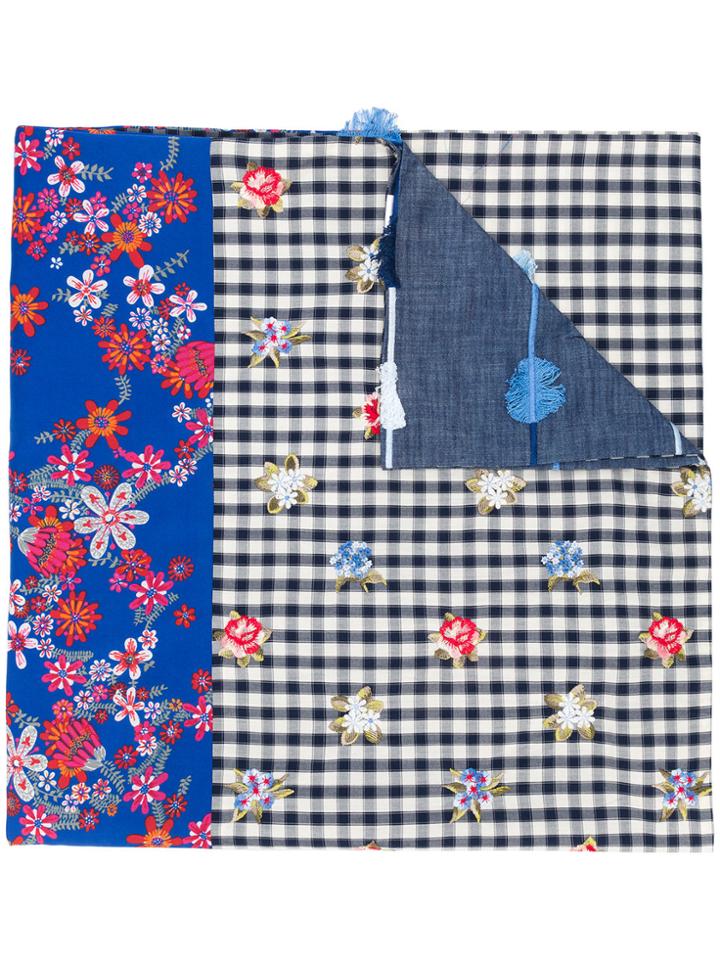 Ermanno Gallamini Vichy Print Scarf - Multicolour