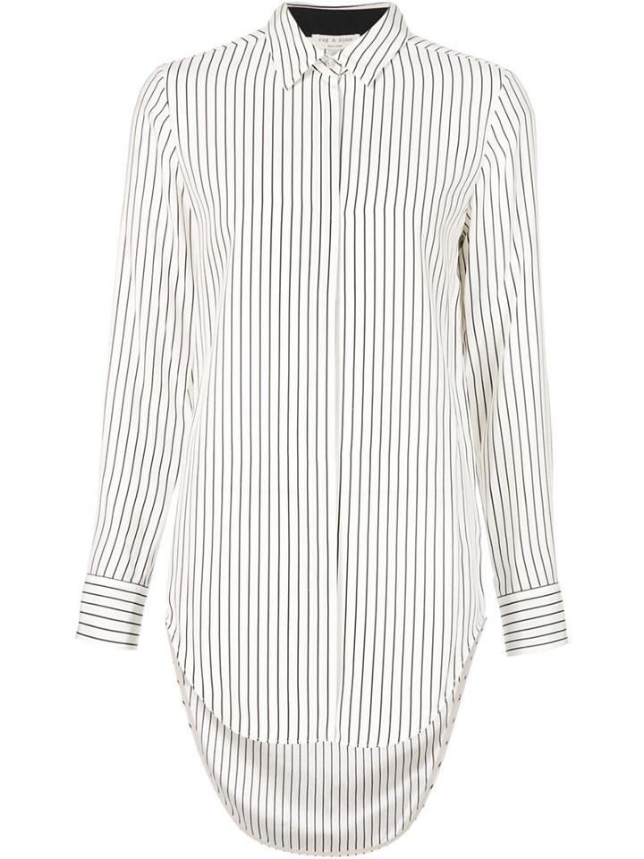 Rag & Bone Nightingale Shirt, Women's, Size: S, White, Silk