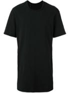 11 By Boris Bidjan Saberi Longline T-shirt, Men's, Size: Large, Black, Cotton
