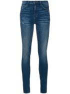 Current/elliott High-rise Skinny Jeans - Blue