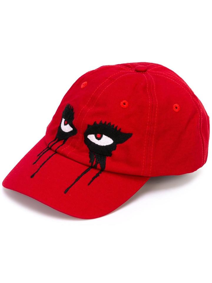 Haculla Moody Eyes Cap - Red