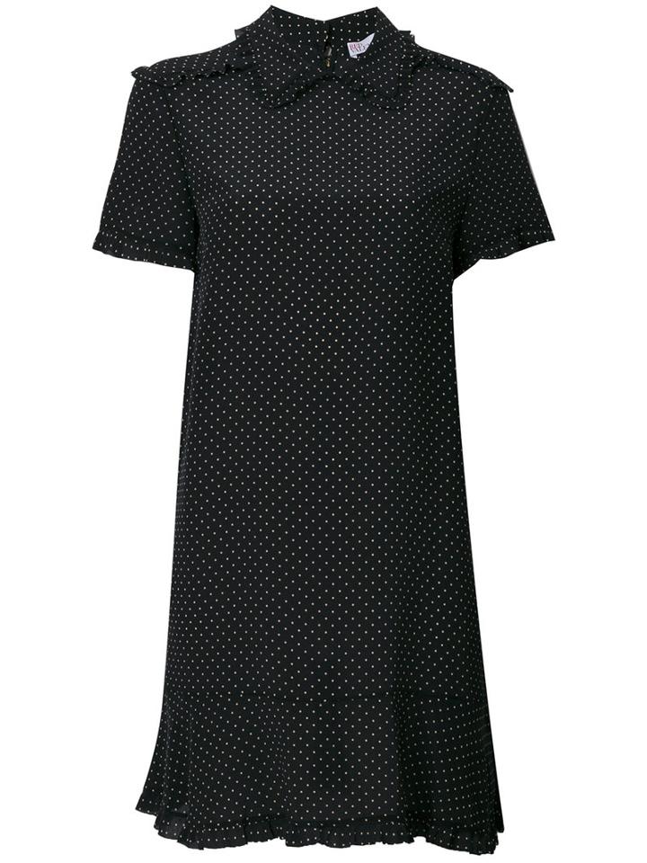 Red Valentino - Polka Dot Mini Dress - Women - Silk - 42, Black, Silk