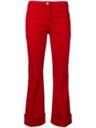 Nº21 Bootcut Trousers - Red