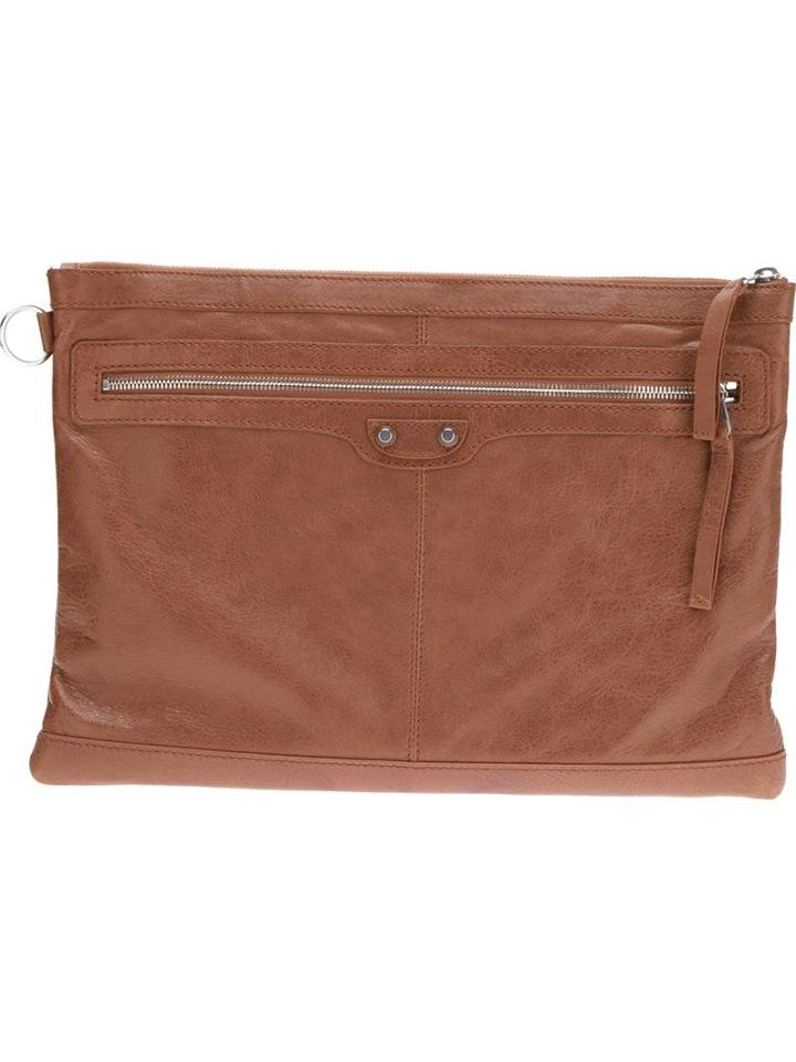 Balenciaga 'clip' Clutch Bag