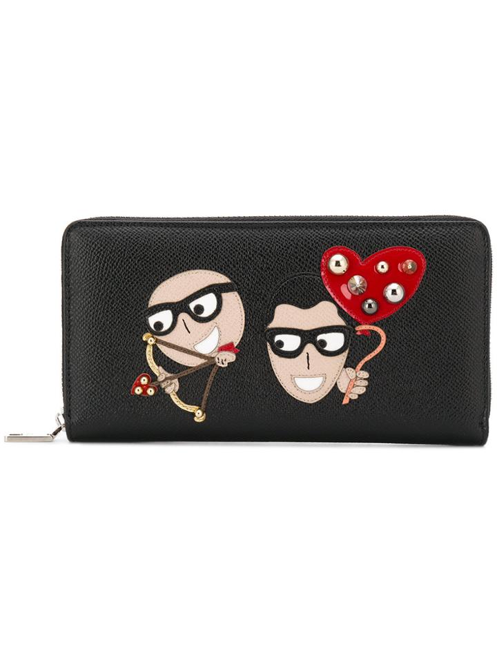 Dolce & Gabbana Dg Family Wallet - Black