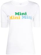 Frame Denim Mini Crew Neck T-shirt - White