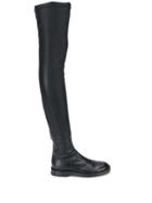 Ann Demeulemeester Over The Knee Boots - Black