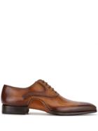 Magnanni Pointed Lace-up Shoes - Brown