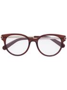 Salvatore Ferragamo Eyewear Round-frame Optical Glasses - Brown