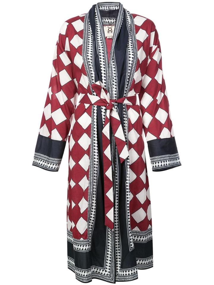 Figue Kali Kimono Coat - Red