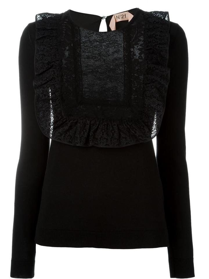 No21 Ace Appliqué Sweater
