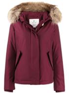 Woolrich Short Arctic Parka Coat - Red