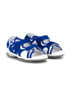 Hogan Kids Double Strap Sandals, Boy's, Size: 24, Blue