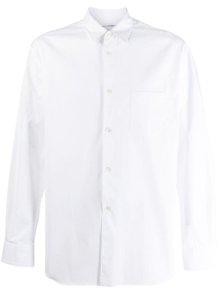 Comme Des Garçons Shirt Long Sleeved Shirt - White