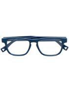 Fendi Eyewear Rectangle Frame Glasses - Blue