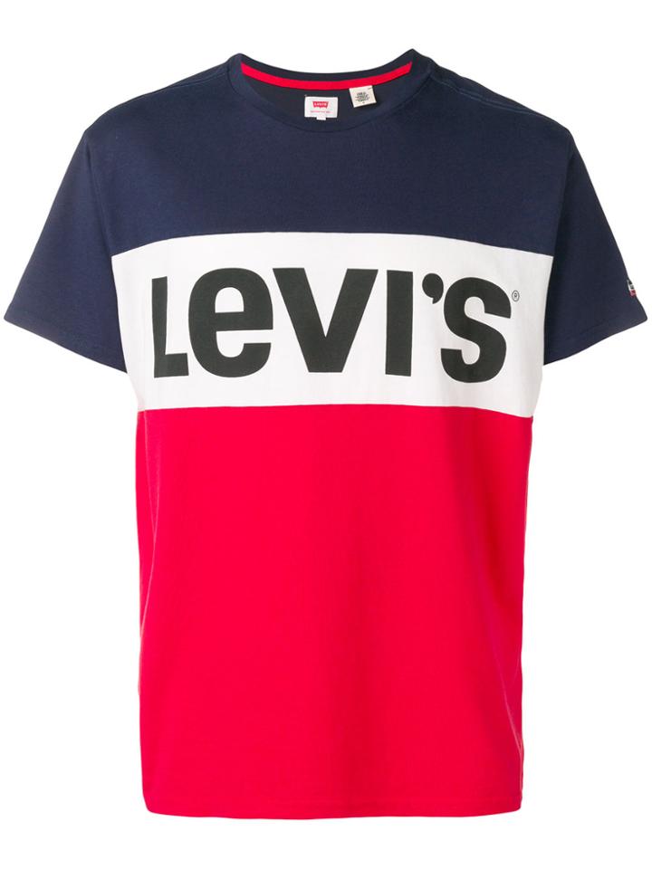 Levi's Logo Print T-shirt - Red