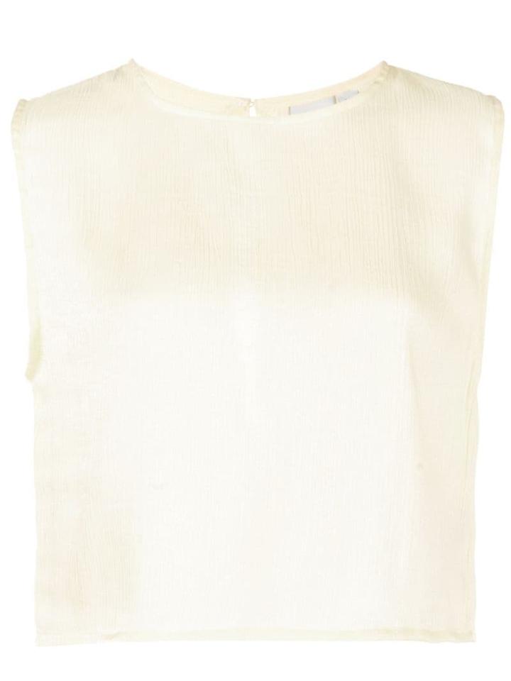 Onia Textured Crop Top - Orange