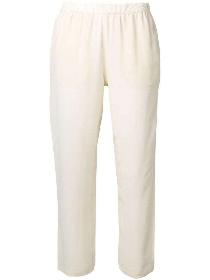 Semicouture Crepe Trousers - Neutrals