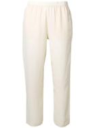 Semicouture Crepe Trousers - Neutrals
