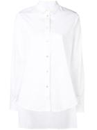 Aalto Elongated Back Shirt - White