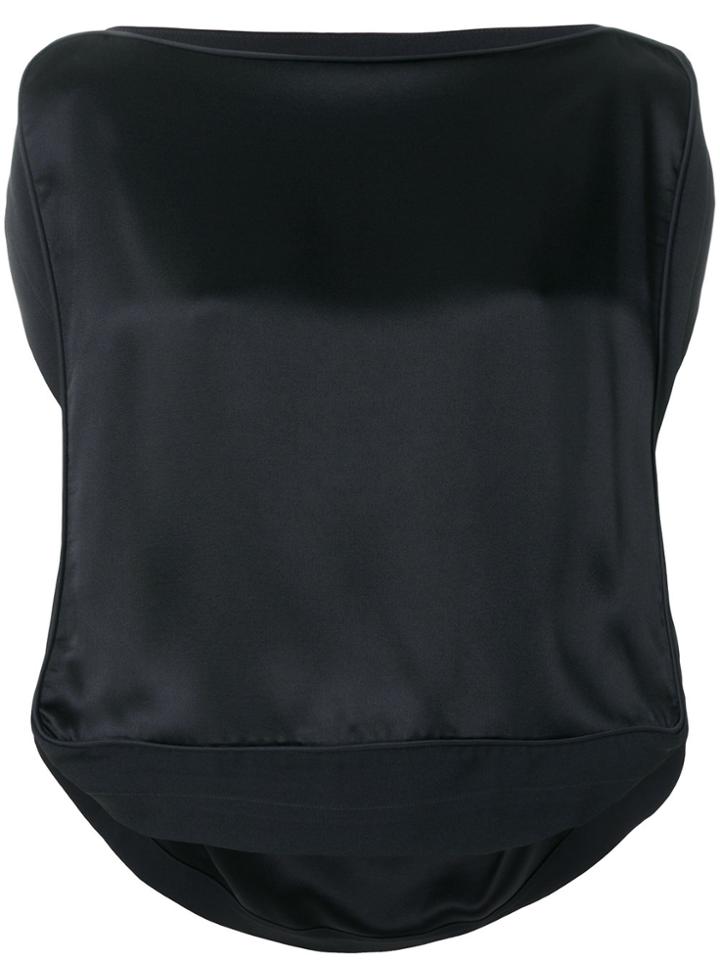 Vivienne Westwood Satin -crepe Top - Black