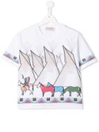 Alberta Ferretti Kids Printed T-shirt - White