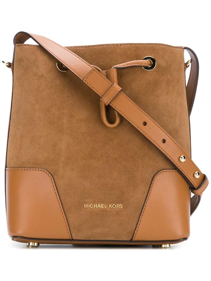 Michael Michael Kors Cary Small Bucket Bag - Brown