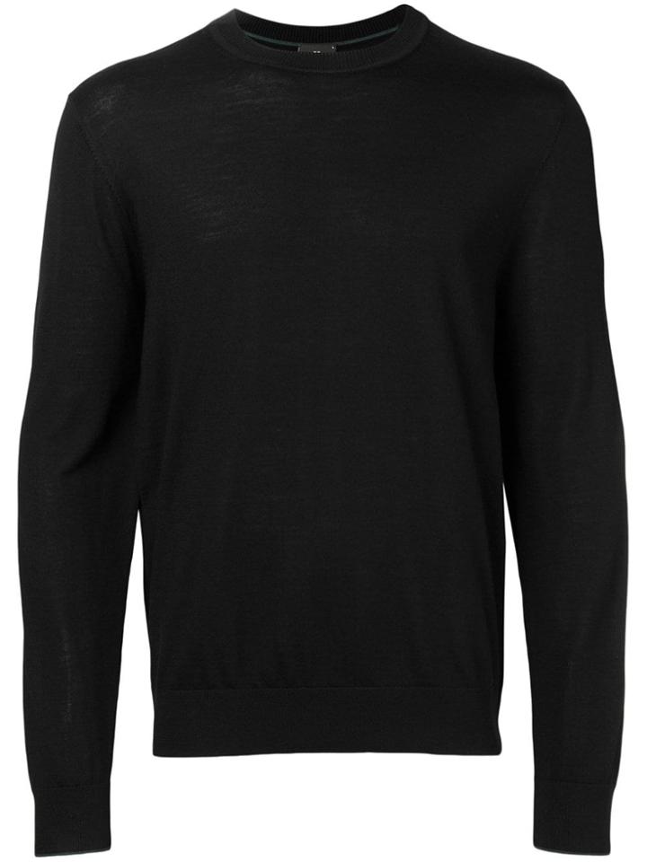Ps By Paul Smith Crew Neck Pullover - Black