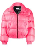 Chiara Ferragni Neon Puffer Jacket - Pink
