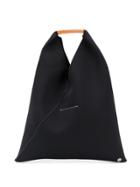 Mm6 Maison Margiela Japanese Hobo Triangle Tote Bag - Black