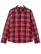Tommy Hilfiger Junior Teen Check Shirt - Red