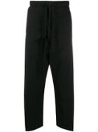 Thom Krom Drop-crotch Drawstring Trousers - Black