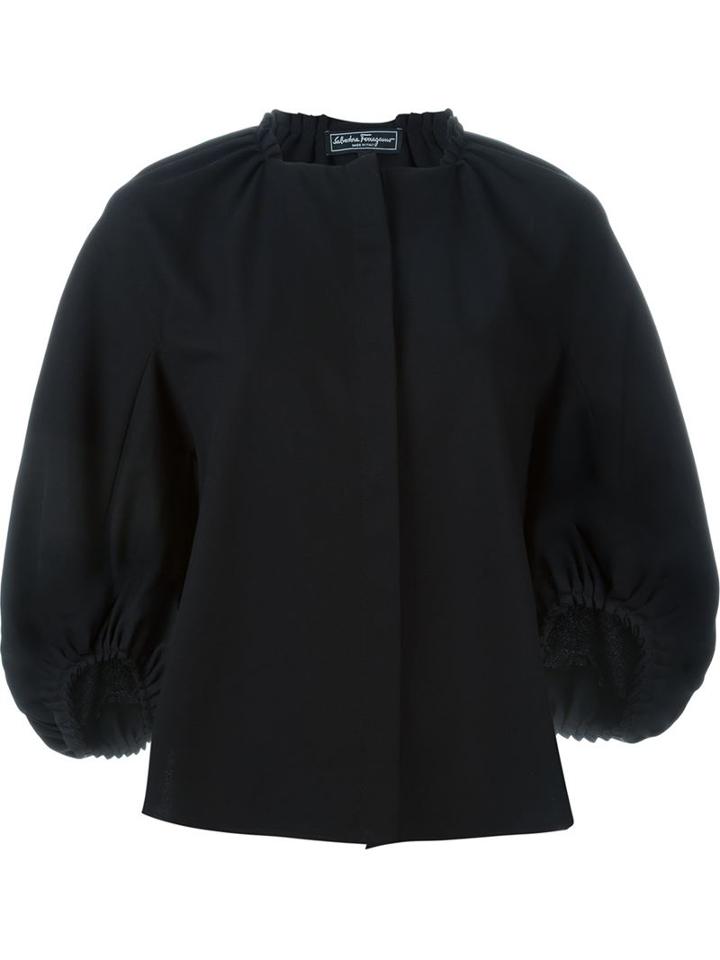 Salvatore Ferragamo Billowing Sleeve Blouse